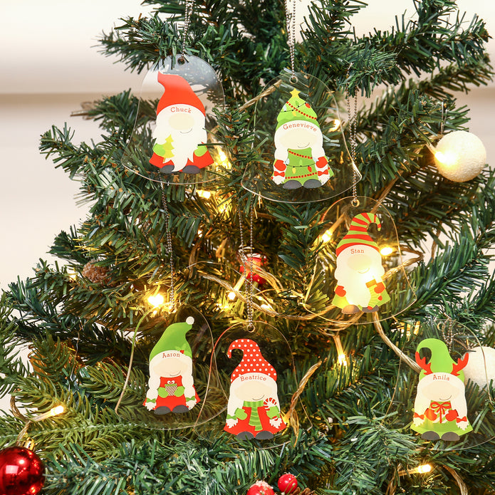 Personalised Santa Claus Christmas Ornament - handmade