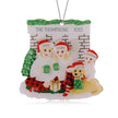 Personalised Family Christmas Ornament - handmade
