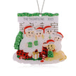 Personalised Family Christmas Ornament - handmade