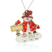 Personalised Snowman Christmas Ornament - handmade