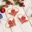 Personalised Heart Christmas Ornament - handmade