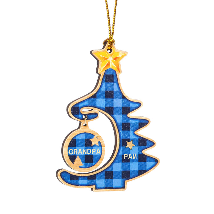 Personalised Christmas Tree Ornament - handmade