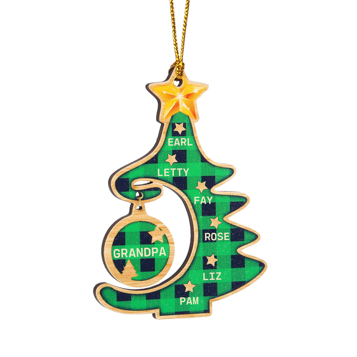 Personalised Christmas Tree Ornament - handmade