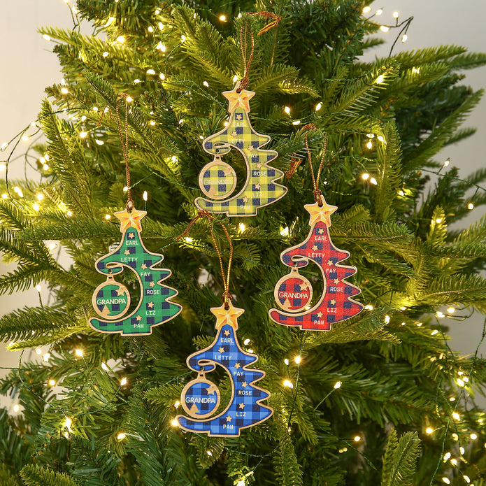 Personalised Christmas Tree Ornament - handmade