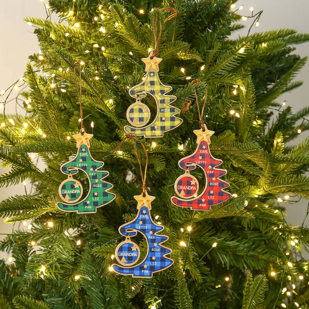 Personalised Christmas Tree Ornament - handmade