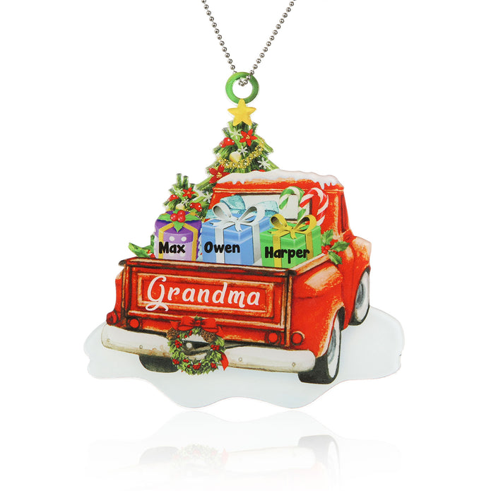 Personalised Car Christmas Ornament - handmade