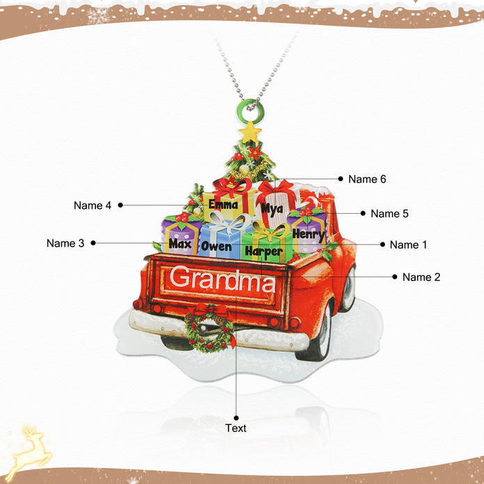 Personalised Car Christmas Ornament - handmade