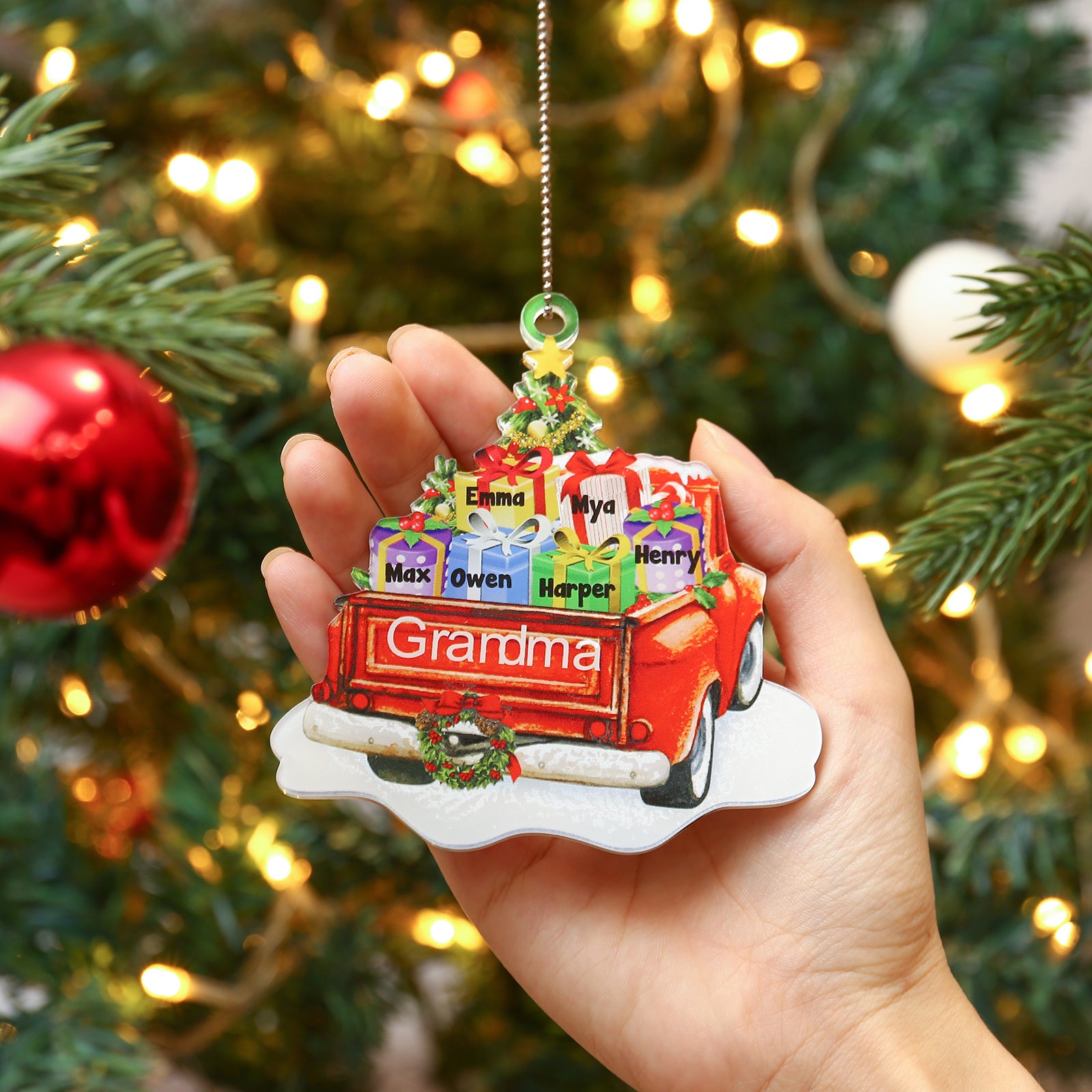 Personalised Car Christmas Ornament - handmade