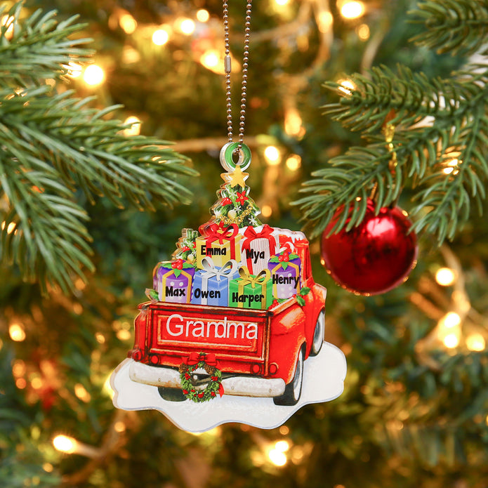 Personalised Car Christmas Ornament - handmade