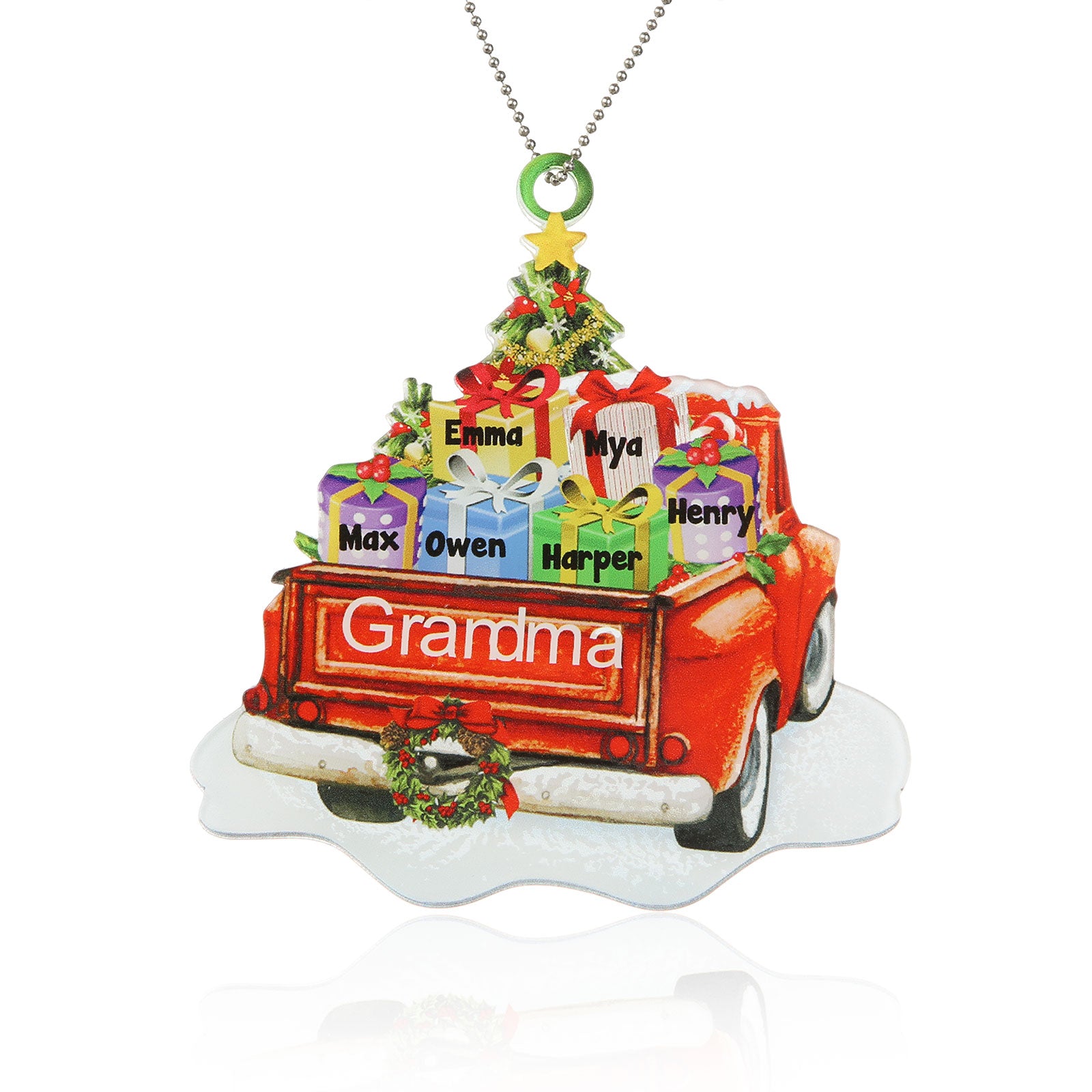 Personalised Car Christmas Ornament - handmade