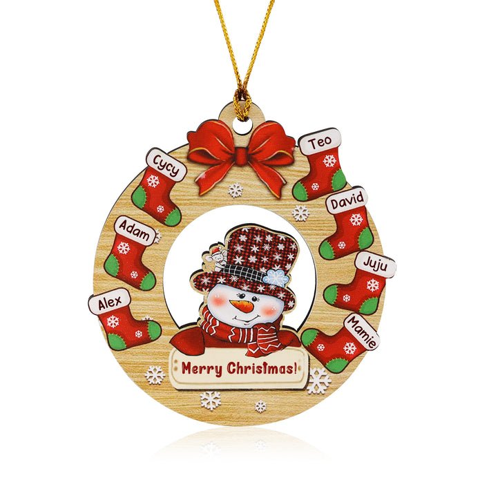 Personalised Christmas Ornament - handmade
