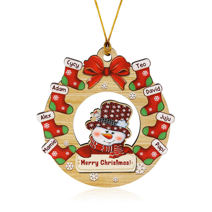 Personalised Christmas Ornament - handmade