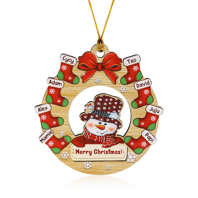 Personalised Christmas Ornament - handmade