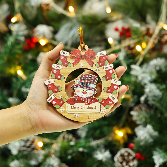 Personalised Christmas Ornament - handmade
