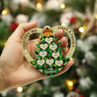 Personalised Heart Christmas Tree Ornament - handmade