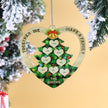 Personalised Heart Christmas Tree Ornament - handmade