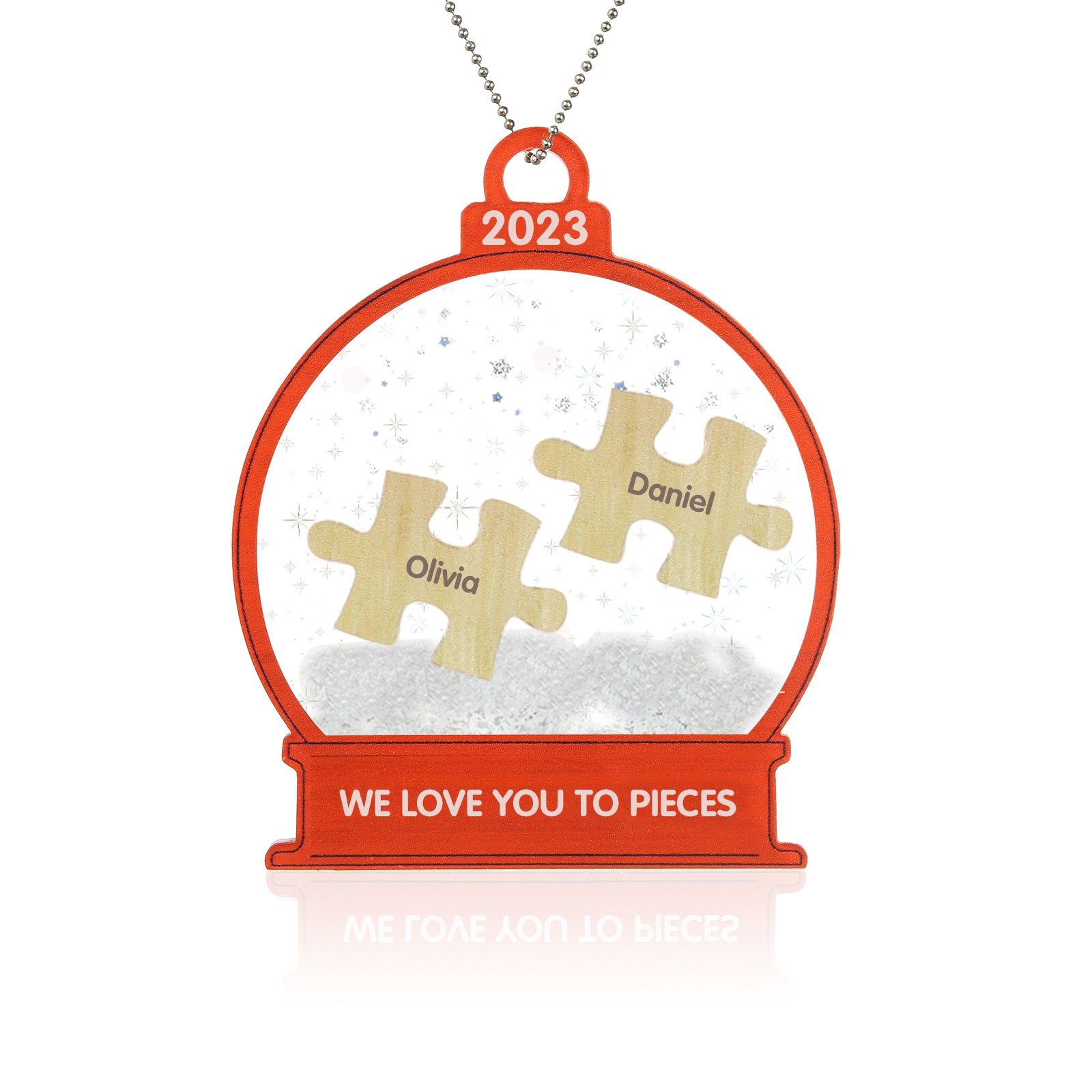 Personalised Christmas Ornament - handmade