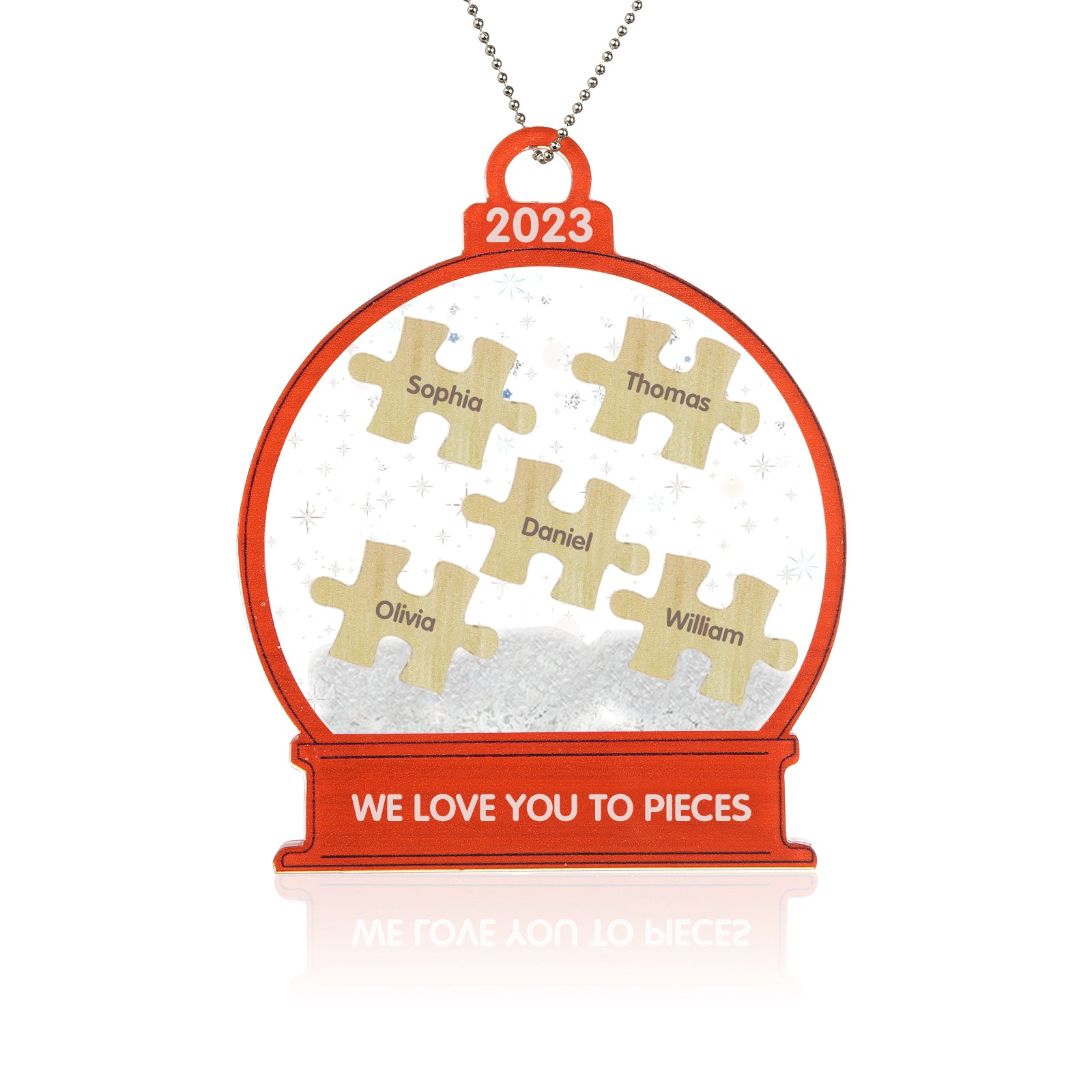 Personalised Christmas Ornament - handmade