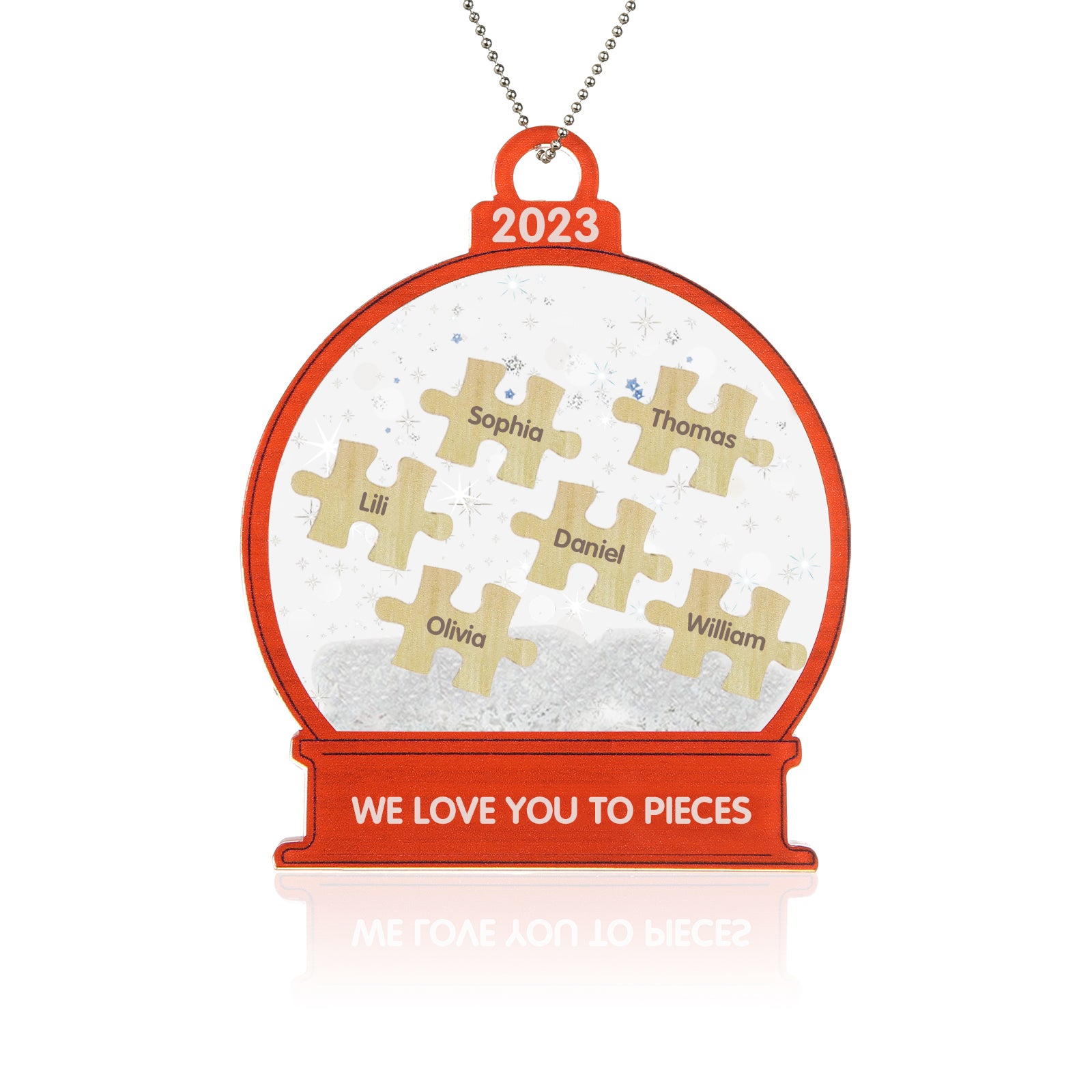 Personalised Christmas Ornament - handmade