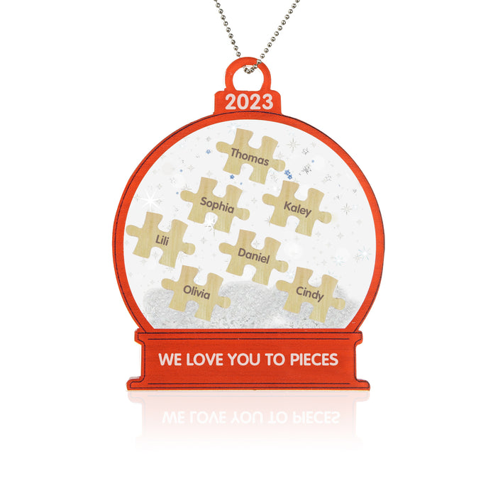 Personalised Christmas Ornament - handmade