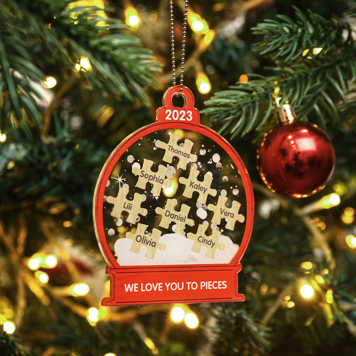 Personalised Christmas Ornament - handmade