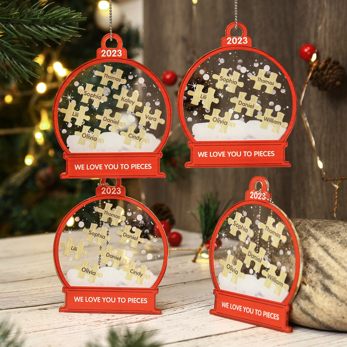 Personalised Christmas Ornament - handmade