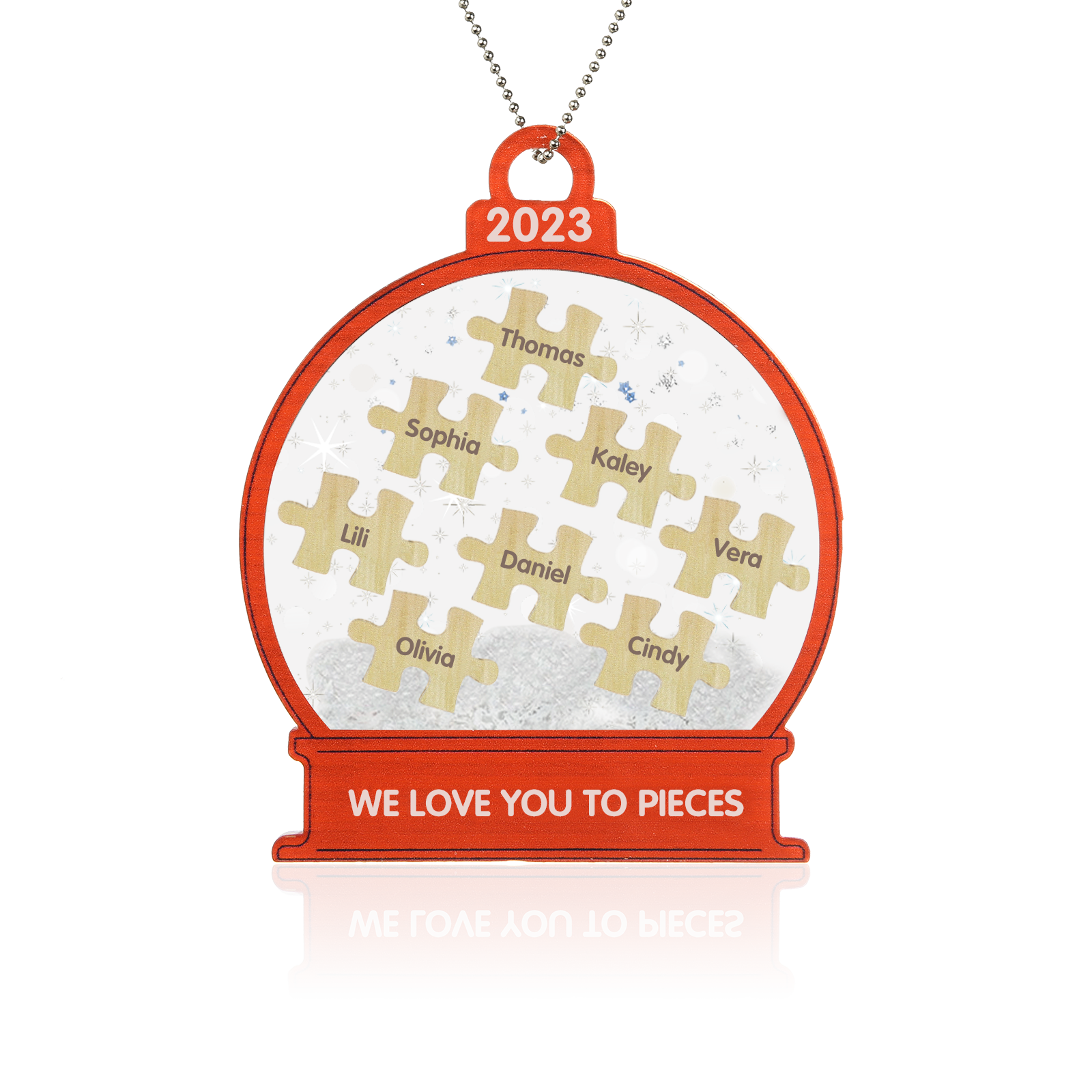 Personalised Christmas Ornament - handmade