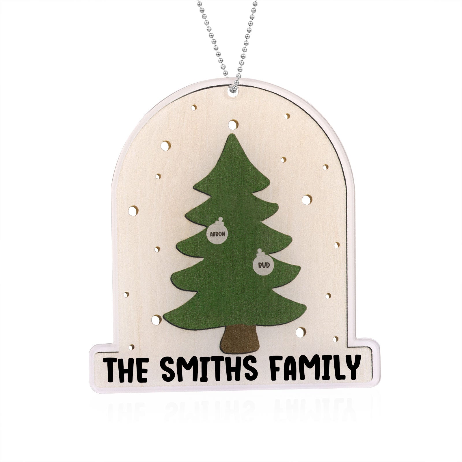 Personalised Christmas Ornament - handmade
