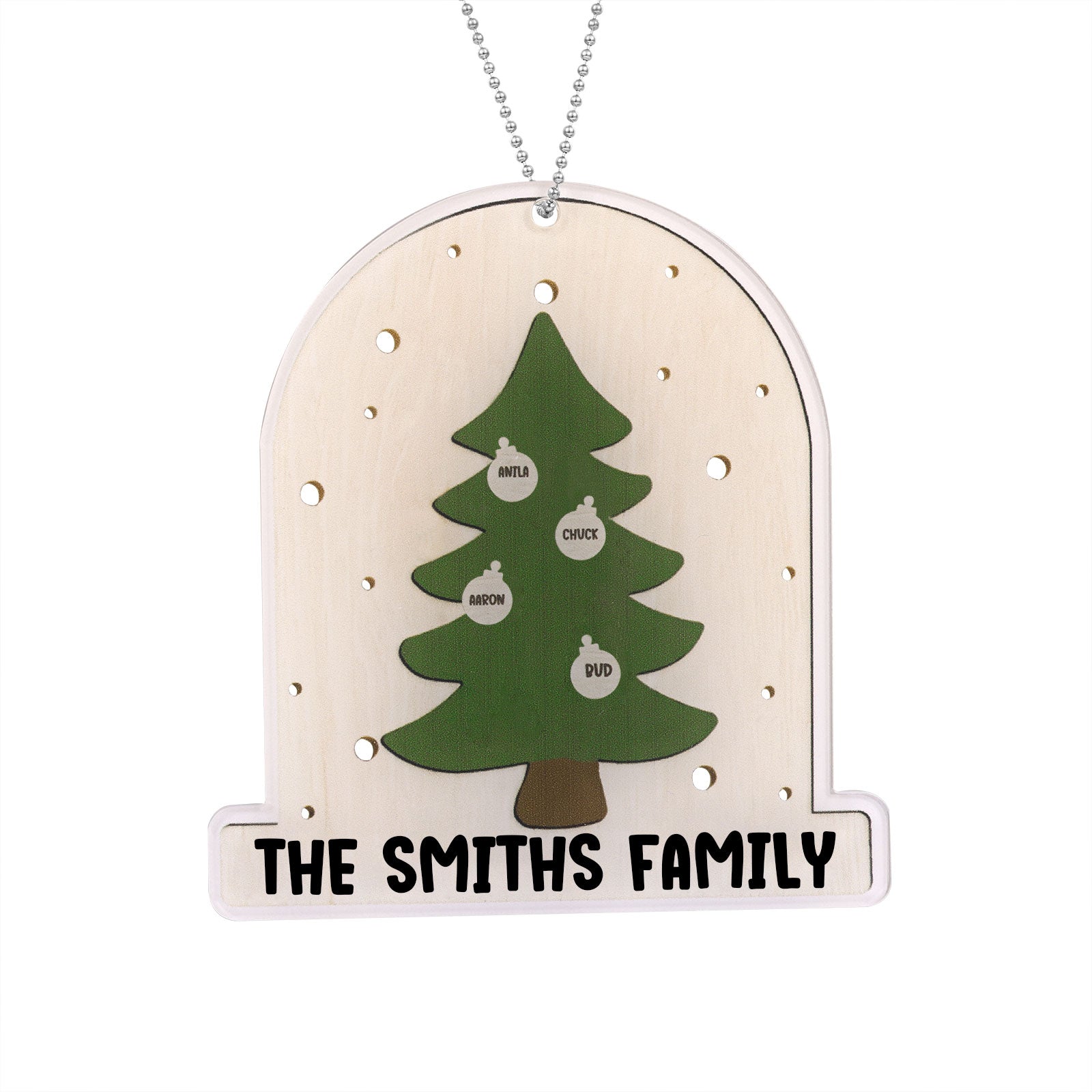 Personalised Christmas Ornament - handmade