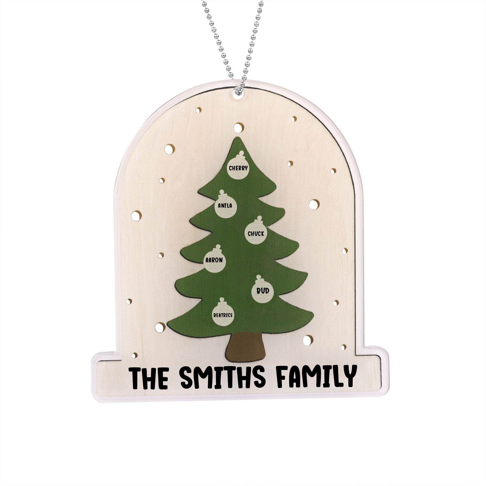 Personalised Christmas Ornament - handmade