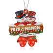 Personalised Snowman Christmas Ornament - handmade