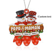 Personalised Snowman Christmas Ornament - handmade