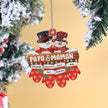 Personalised Snowman Christmas Ornament - handmade