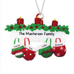 Personalised Family Gloves Christmas Ornament - handmade