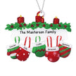 Personalised Family Gloves Christmas Ornament - handmade