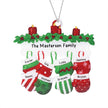 Personalised Family Gloves Christmas Ornament - handmade