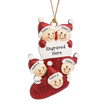 Personalised Christmas Sock Ornament - handmade