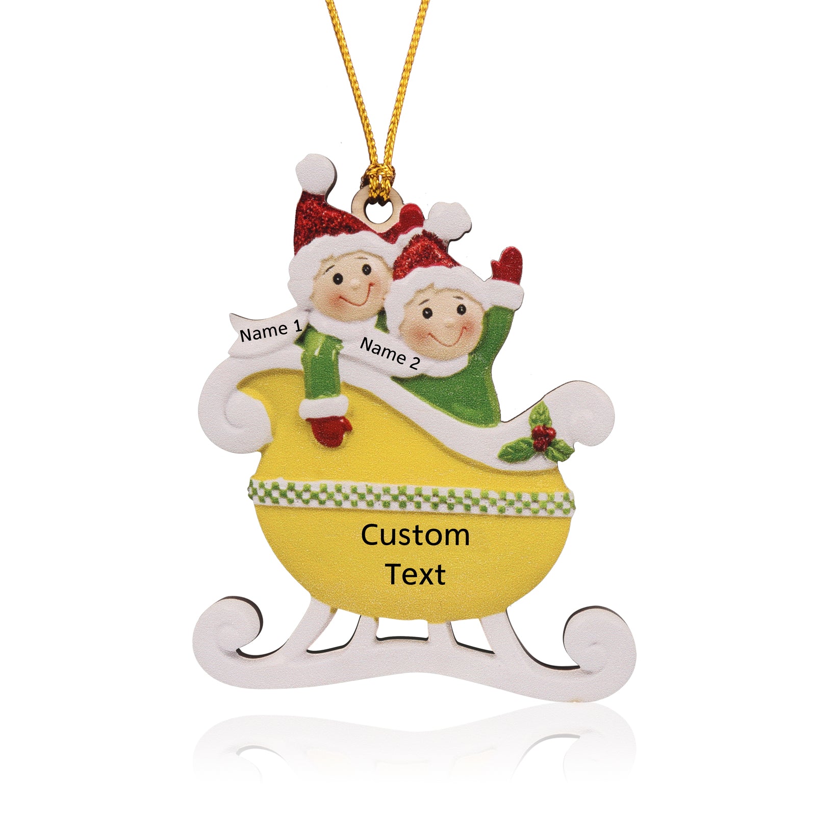 Personalised Christmas Ornament - handmade