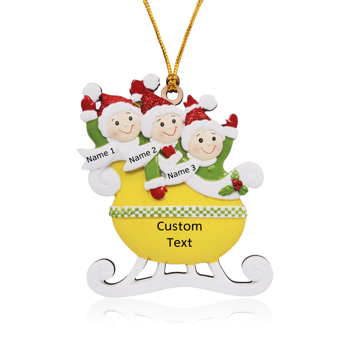 Personalised Christmas Ornament - handmade