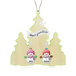 Personalised Snowman Christmas Ornament - handmade