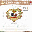Personalised Heart Snowman Christmas Ornament - handmade
