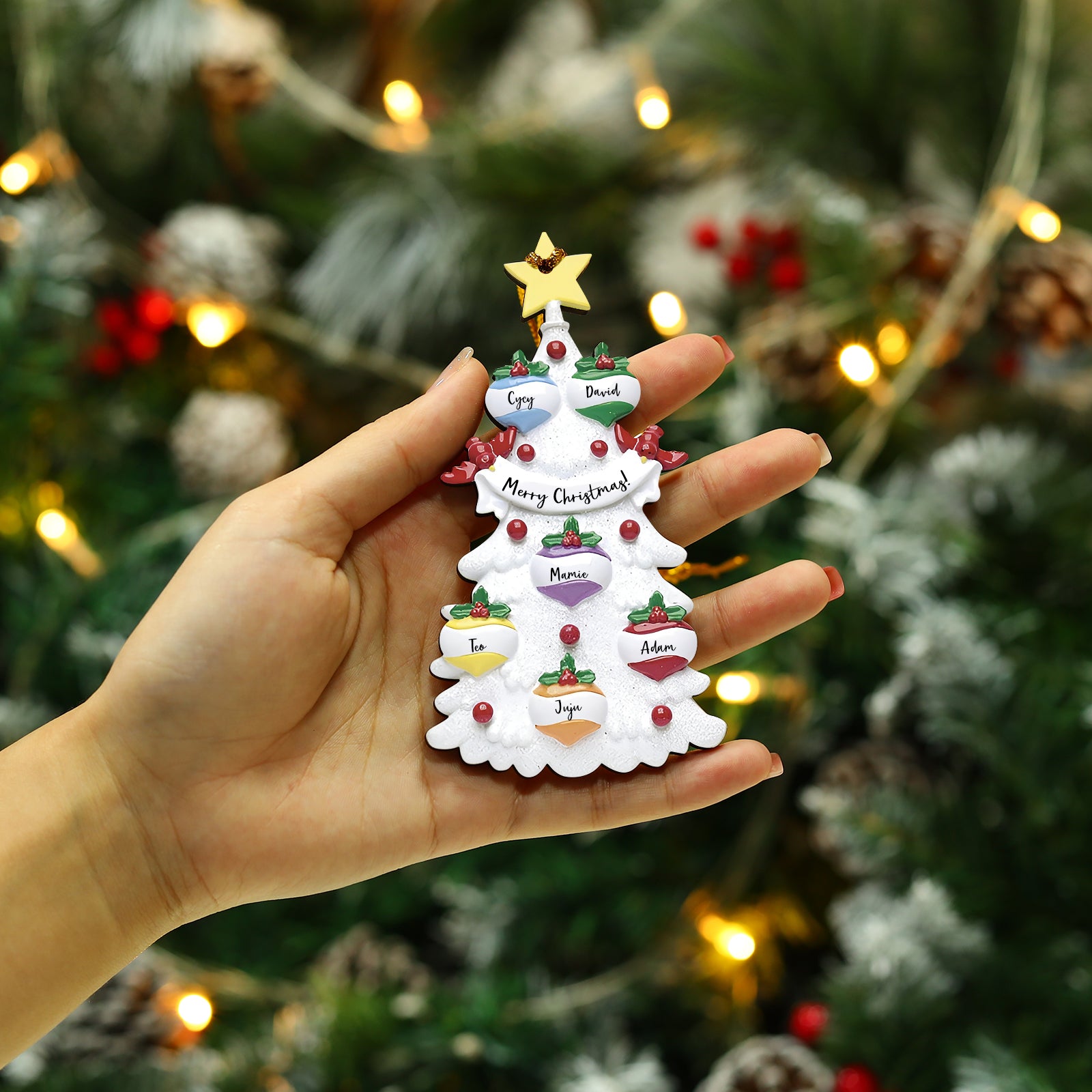 Personalised Christmas Ornament - handmade