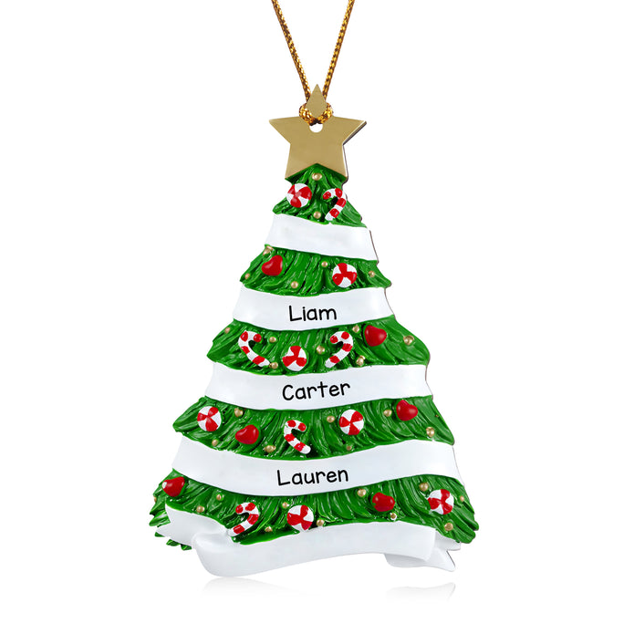 Personalised Christmas Name Ornament - handmade