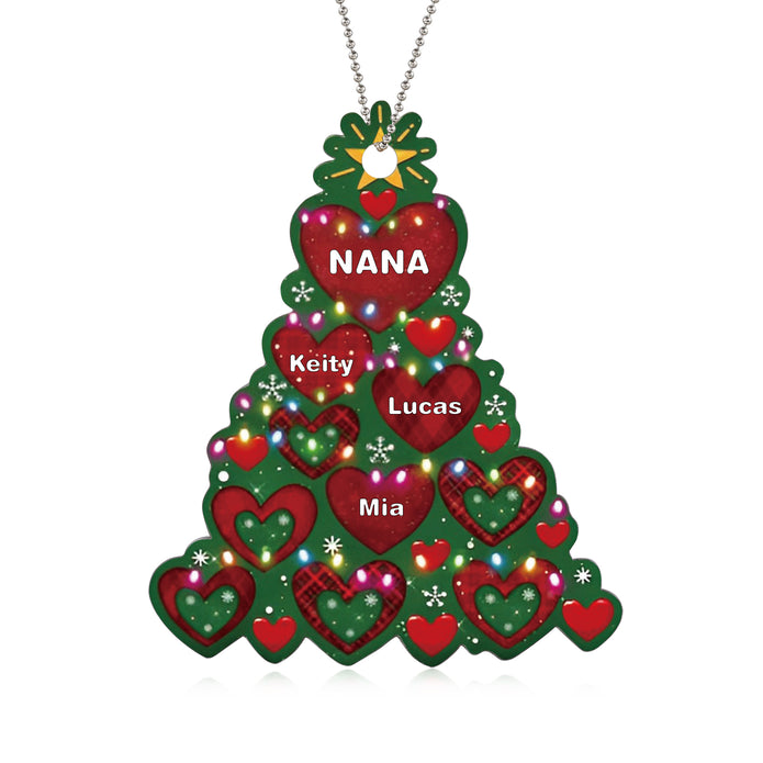 Personalised Christmas Name Ornament - handmade