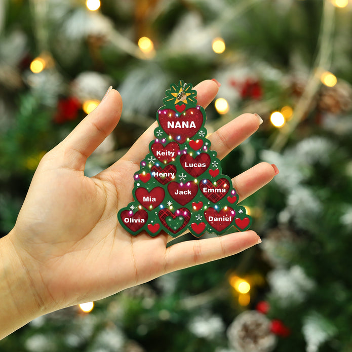 Personalised Christmas Name Ornament - handmade