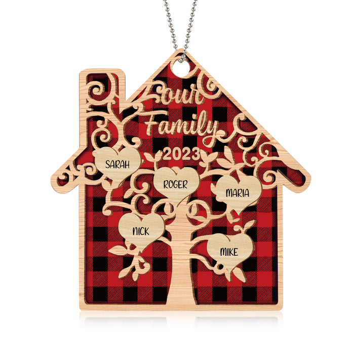 Personalised Christmas Name Ornament - handmade