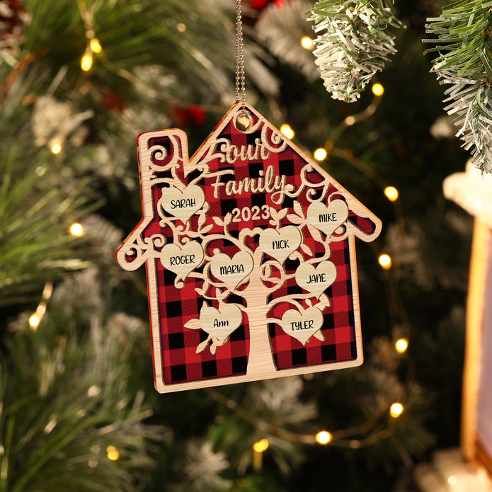 Personalised Christmas Name Ornament - handmade