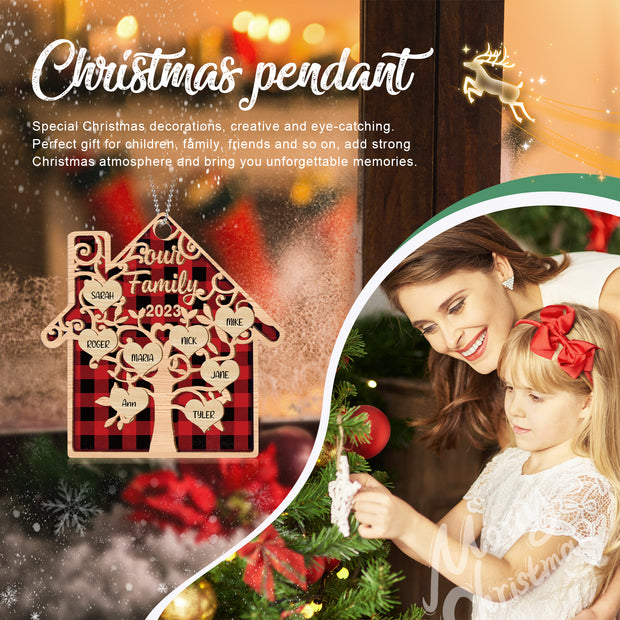 Personalised Christmas Name Ornament - handmade