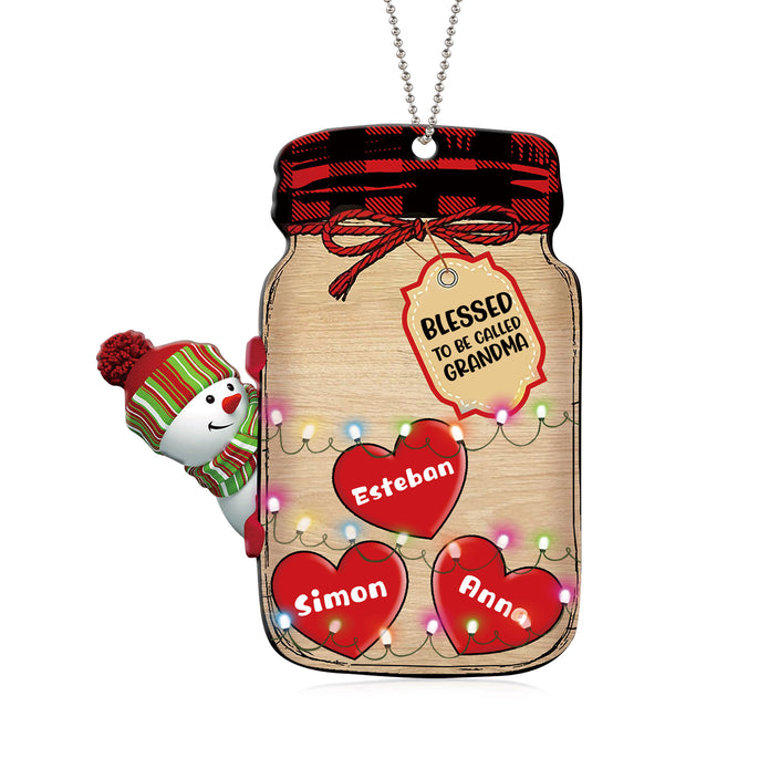 Personalised Christmas Name Ornament - handmade