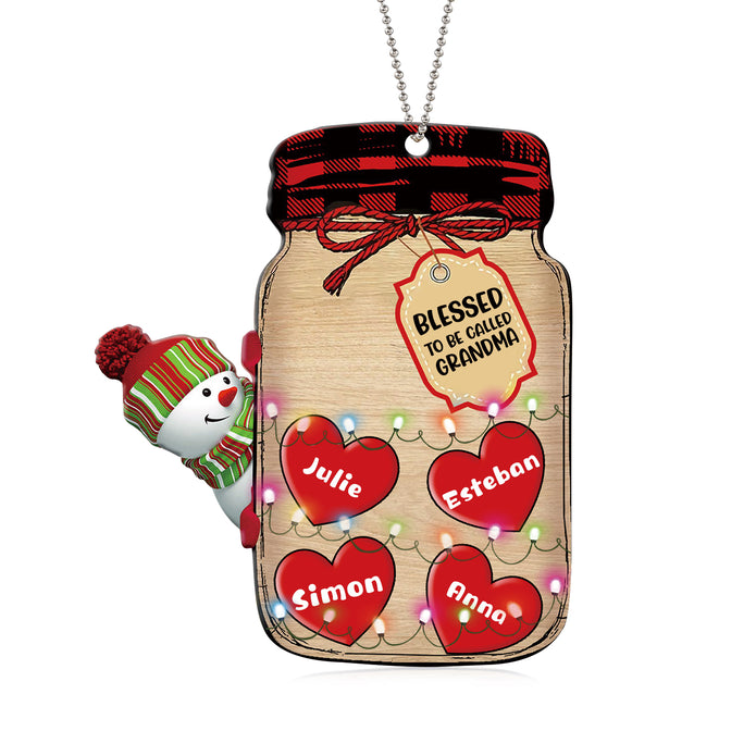 Personalised Christmas Name Ornament - handmade